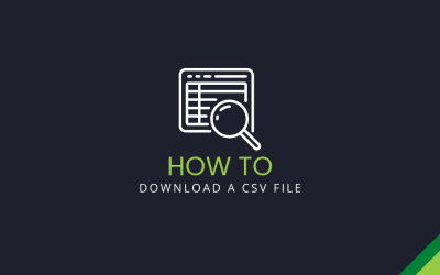 How to download a CSV file